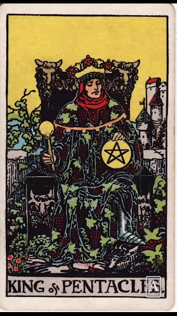 King of Pentacles — Tarot card, Rider-Waite-Smith (Video) deck